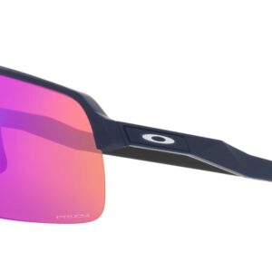 Oakley Men's OO9463A Sutro Lite Low Bridge Fit Rectangular Sunglasses, Matte Navy/Prizm Trail, 39 mm