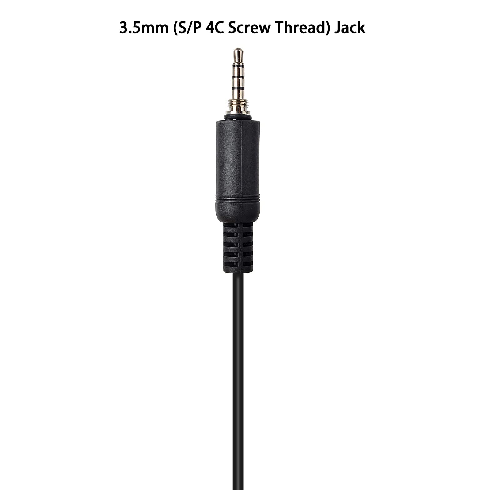 UAYESOK 3.5mm Screw Thread Speaker Mic IP54 Waterproof for Yaesu Vertex VX-6 VX-6R VX-7R VX-170 FT-270 HT Standard Horizon HX210 HX270 HX400 HX750S HX870 HX890 Handheld Marine Radio Transceiver