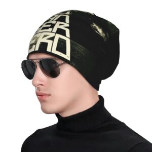 Canserbero Knit Beanie Hat for Men Women Winter Warm Stretchable Beanie Hats Black