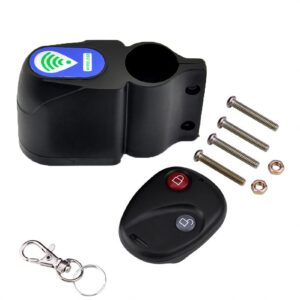 saterkali bike alarm lock anti-theft lock effective durable bicycle sound alert alarm compatible with mountain bike