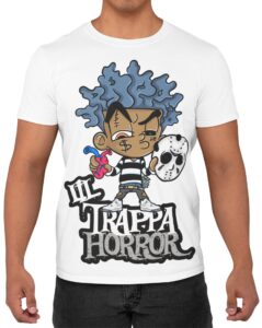 jordan 4 midnight navy lil trappahorror shirt to match men's sneakers lil-trappa-horror, jordan 4s midnight navy tshirt