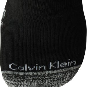 Calvin Klein Men's Quarter Socks - 12 Pack Soft Cushioned Athletic Ankle Socks for Men - Breathable Men's Sports Socks, Size 7-12, Black CK