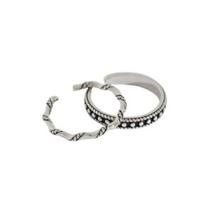 cathay select [new] sterling silver 925, trendy stacking rings, adjustable, fashion statement, party accessories