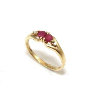 1.50 Ct Heart Cut Red Ruby Diamond Lab-Created Engagement Ring 14K Yellow Gold Plated BY BALAJIGEMSANDJEWELRY (12)