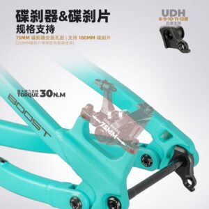 HIMALO Full Suspension MTB Boost Frame 148 * 12MM Thru Axle for AM Endure 27.5 29inch Bicycle Frame Trail Enduro Aluminium Alloy MTB Frame AM All Mountain (29 * 19)