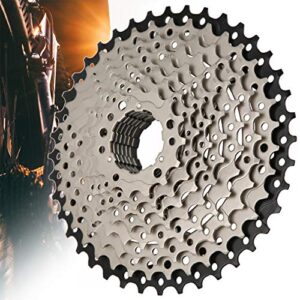 CCYLEZ Bike Freewheel, Ultra Light Series 10 Speed Cassette Alloy Ultralight Freewheel Bicycle Accessory for Mountain Bicycle Road Bike