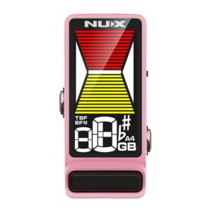 nux ntu-3 pedal tuner flow tune for chromatic, guitar, bass