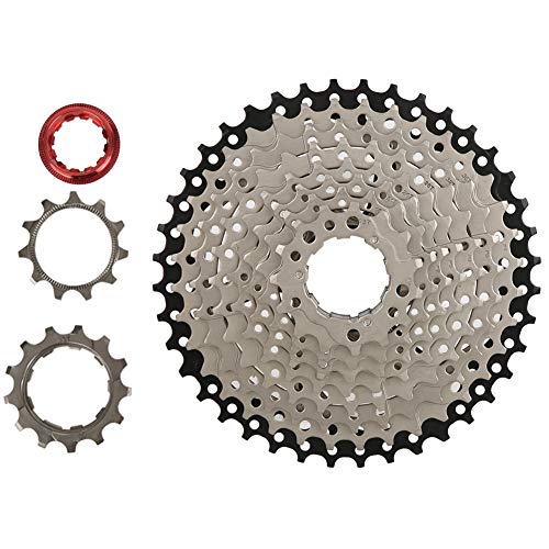 CCYLEZ Bike Freewheel, Ultra Light Series 10 Speed Cassette Alloy Ultralight Freewheel Bicycle Accessory for Mountain Bicycle Road Bike