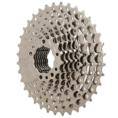 CCYLEZ Bike Freewheel, Ultra Light Series 10 Speed Cassette Threaded Type Hub Bike Accessories for Mountain Bicycle Road Bike