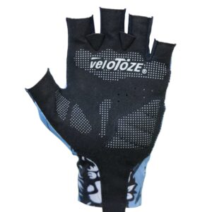 veloToze Aero Cycling Gloves Gel Padded Palm for Comfort - Aero Fabric Reduces Drag - Gloves for Men and Women’s Bike Racing (White, Large)