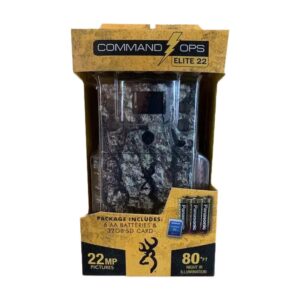 Browning Trail Cam Command Ops Elite 22mp Batteries/sd BTC-4E22CP