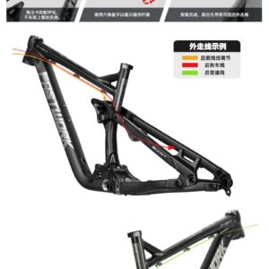 HIMALO Full Suspension MTB Boost Frame 148 * 12MM Thru Axle for AM Endure 27.5 29inch Bicycle Frame Trail Enduro Aluminium Alloy MTB Frame AM All Mountain (29 * 19)