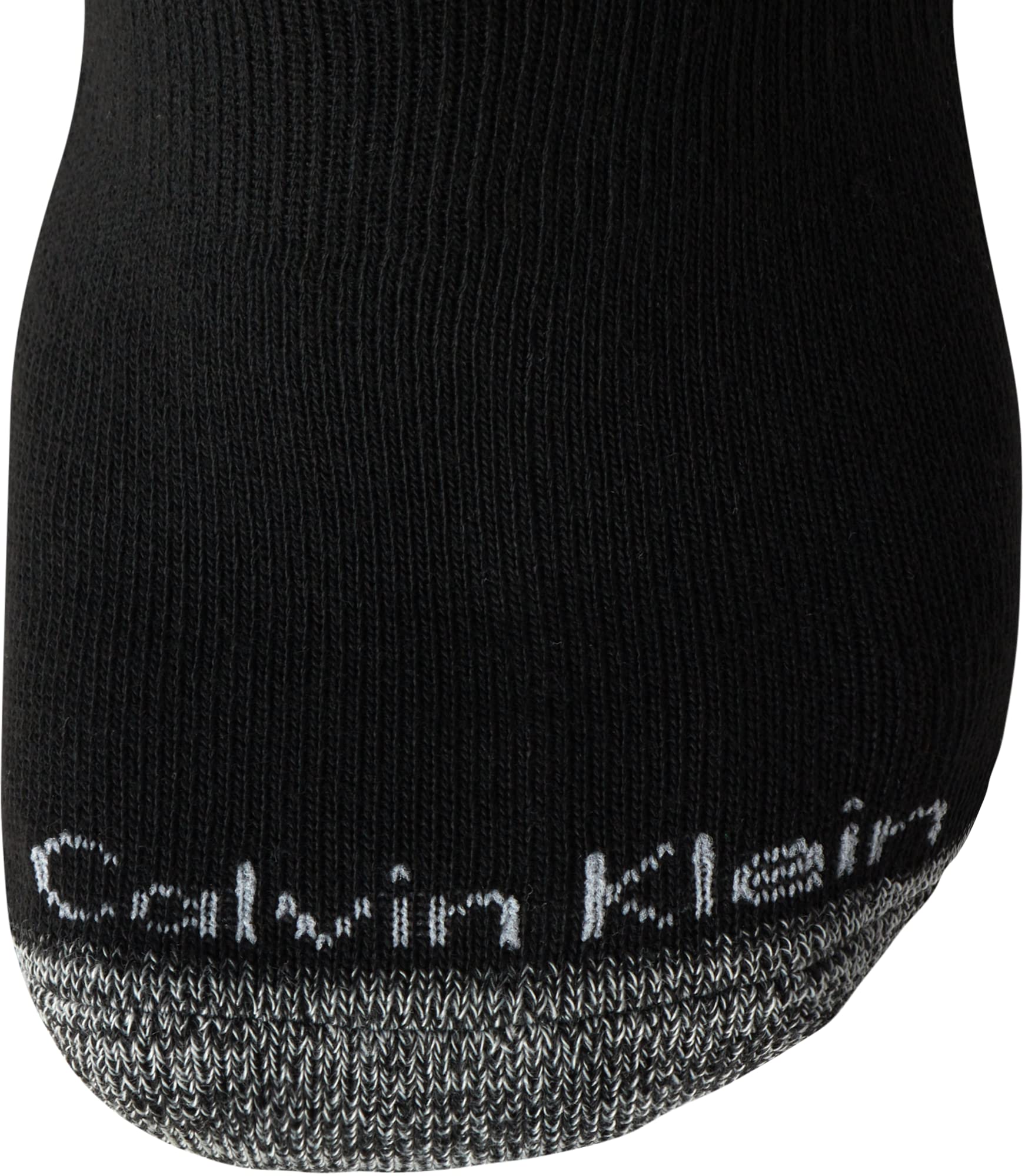 Calvin Klein Men's Quarter Socks - 6 Pack Soft Cushioned Athletic Ankle Socks for Men - Breathable Men's Sports Socks, Size 7-12, Black/White/Grey