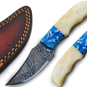 KNIFEIFY skinner fixed blade Knife: Handcrafted Elegance with Bone Handle - Perfect for Collectors and Outdoor Enthusiasts (CAMEL BONE)