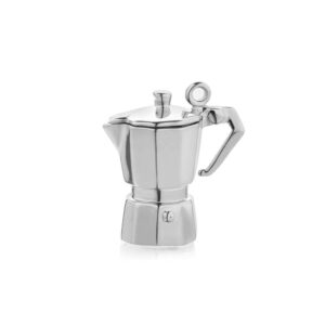 jet set candy sterling silver italian espresso pot travel charm