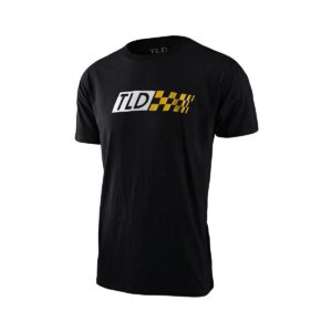 troy lee designs boxed out t-shirt (large) (black)