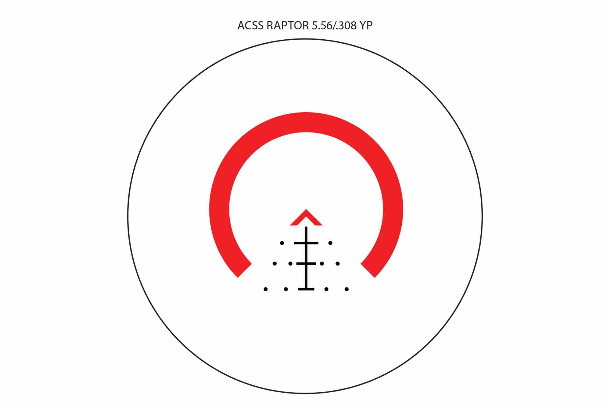 Primary Arms SLX 3X MicroPrism with Red Illuminated ACSS Raptor 5.56/.308 Reticle - Yard - FDE