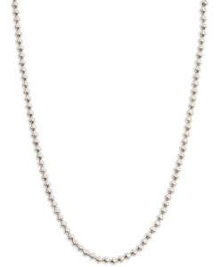 lucky brand beaded collar necklace,silver,one size