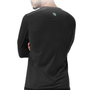 Hayabusa Men's Long Sleeve Training Shirt - Black, X-Large