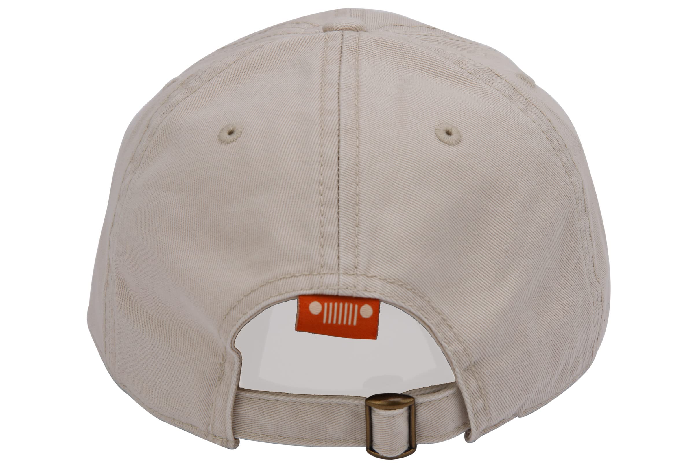 Jeep Vintage Dog Logo Garment Washed Hat Classic Design DSC Original | Cool Stuff (Stone)