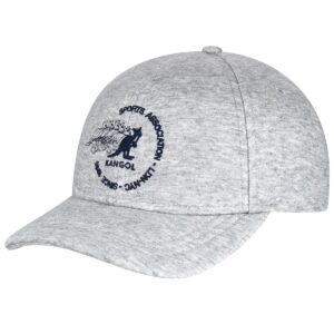 kangol club baseball cap - light grey heather/1sfm light grey heather, one size