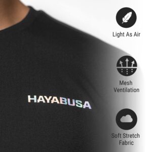 Hayabusa Men's Long Sleeve Training Shirt - Black, X-Large