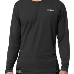 Hayabusa Men's Long Sleeve Training Shirt - Black, X-Large