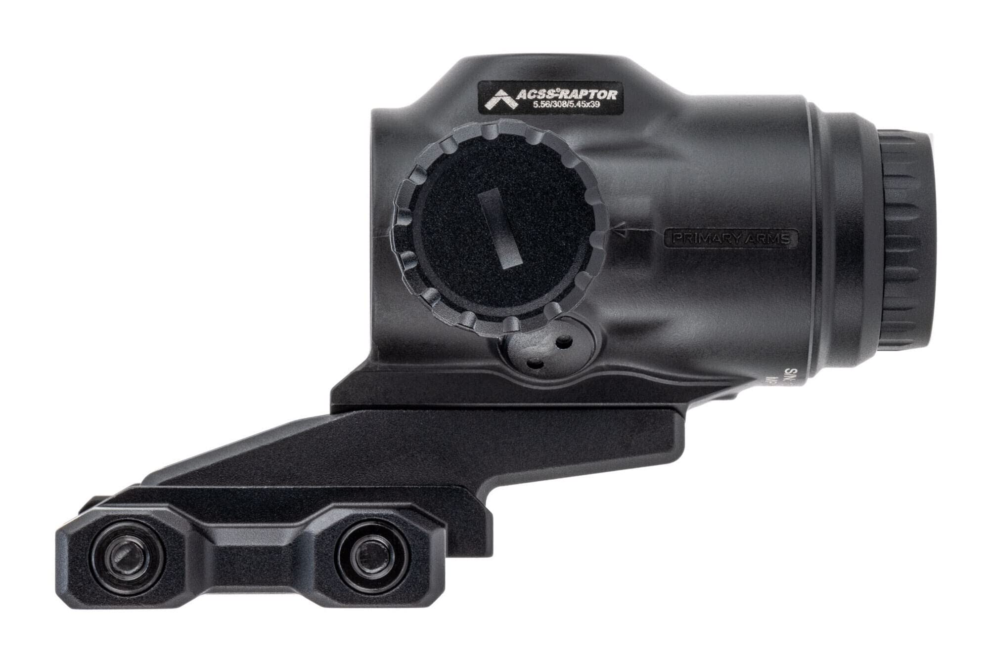 Primary Arms SLX 3X MicroPrism with Green Illuminated ACSS Raptor 5.56/.308 Reticle - Yard