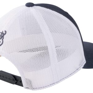 Browning Finn Mesh Snapback Square Patch Cap, Navy, One Size, 308797951