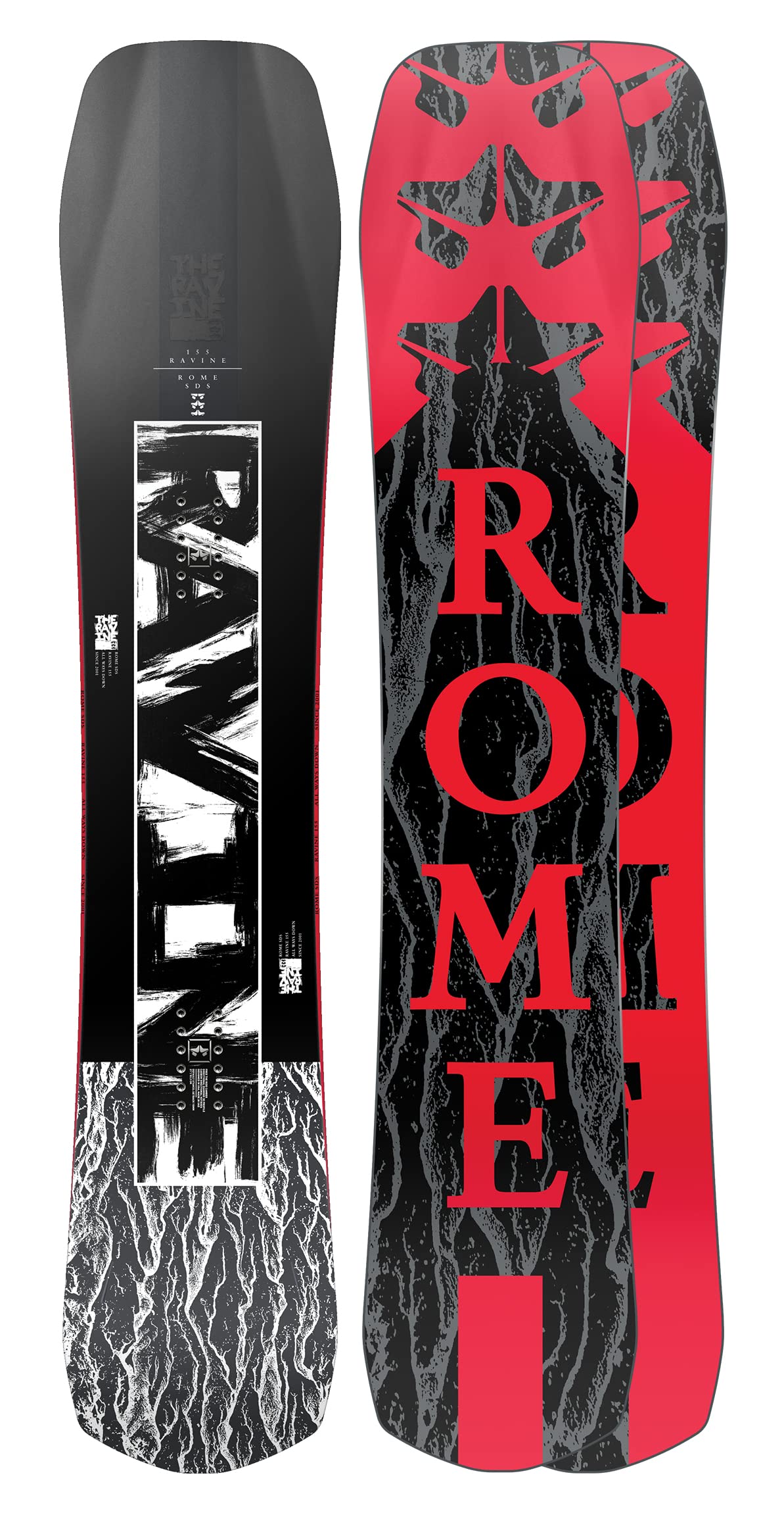 Rome Mens Ravine Directional Snowboard - 2022/2023 Size 155cm