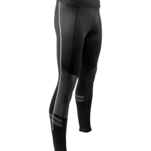 AERO|TECH|DESIGNS | Men's Windstop Padded Cycling Tights | Black | Large