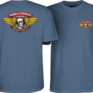 Powell Peralta Winged Ripper T-Shirt, Indigo Blue, Small