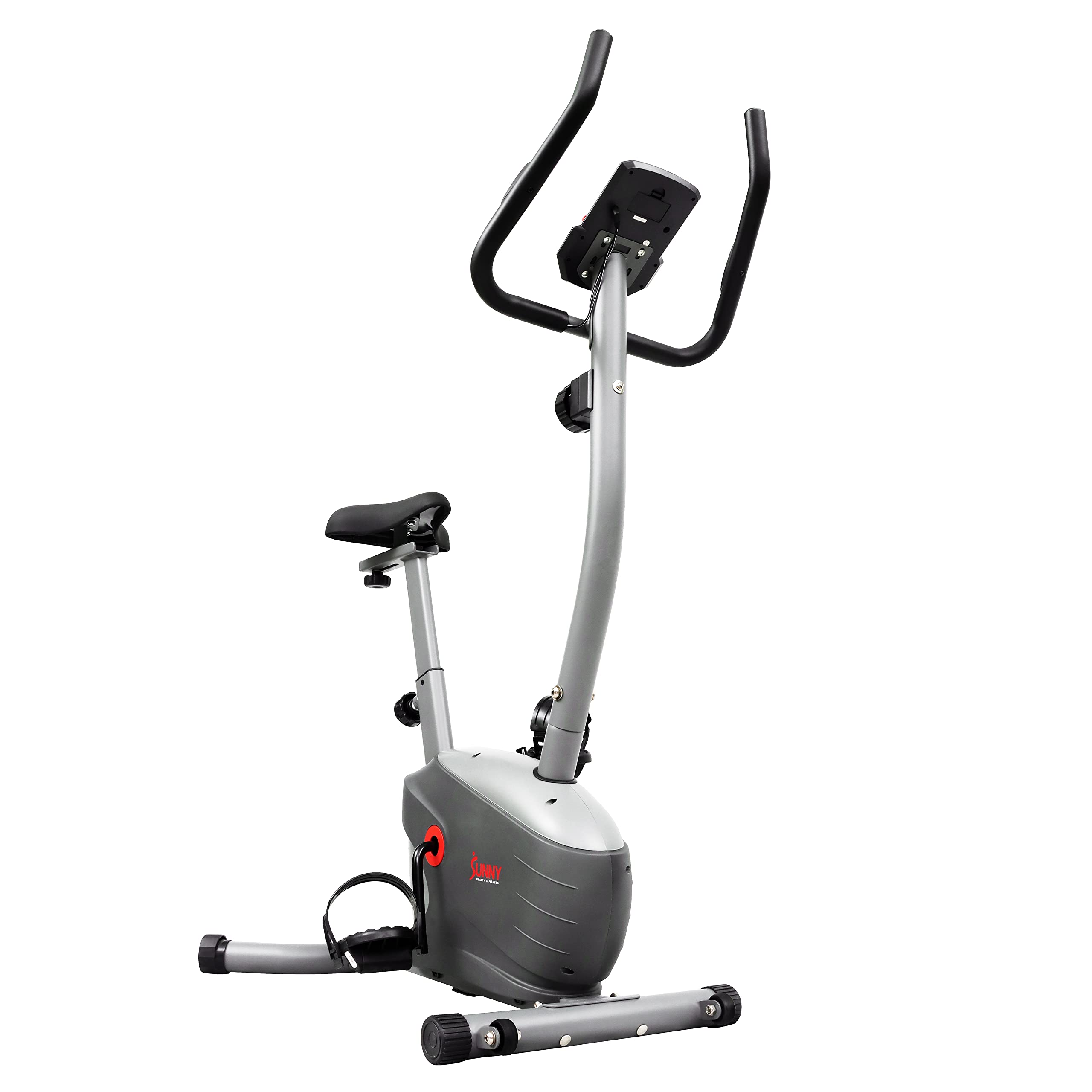 Sunny Health & Fitness Performance Upright Exercise Bike with 8-Level Magnetic Resistance, Pulse Sensor & Exclusive SunnyFit® App Enhanced Bluetooth Connectivity - SF-B220030