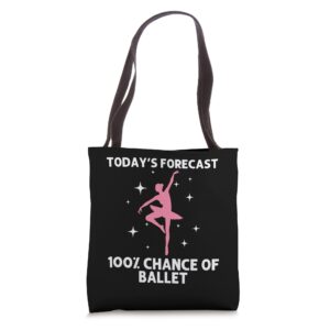 cool ballet for women girls ballerina dance ballet dancer tote bag