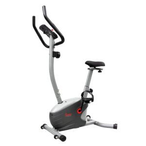 Sunny Health & Fitness Performance Upright Exercise Bike with 8-Level Magnetic Resistance, Pulse Sensor & Exclusive SunnyFit® App Enhanced Bluetooth Connectivity - SF-B220030