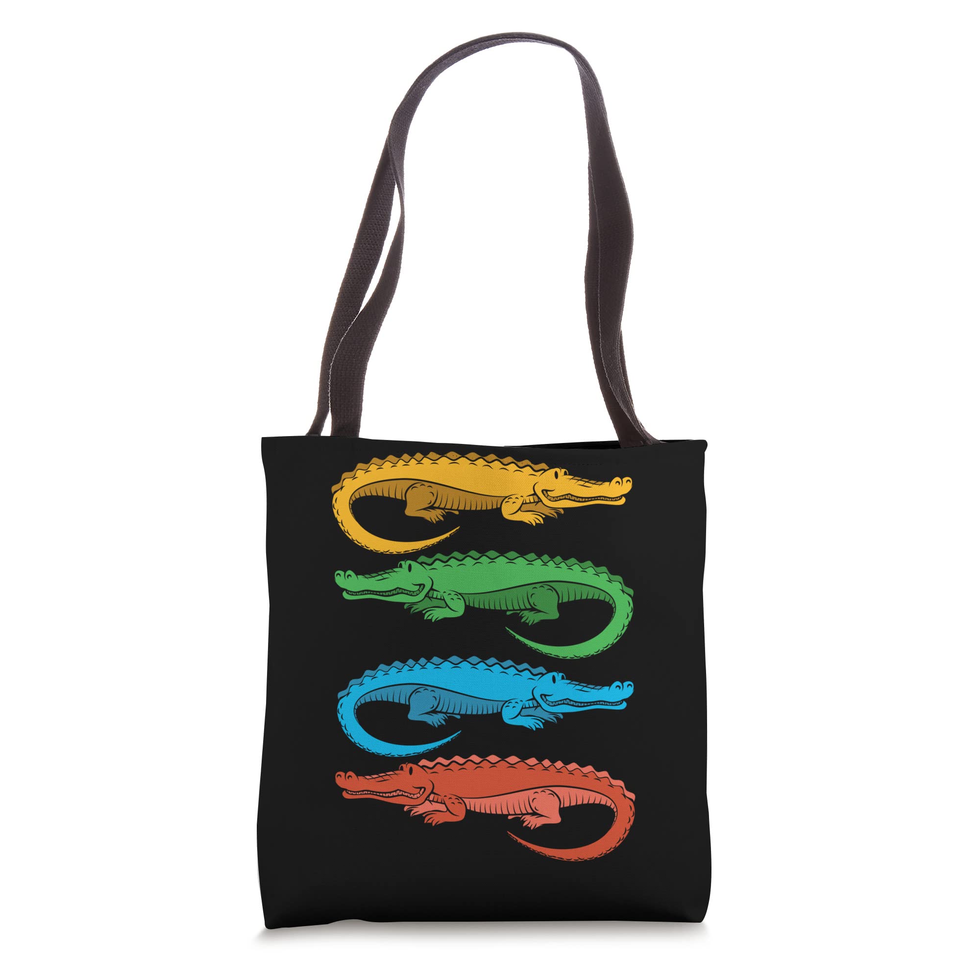 Retro Alligator Alligators Crocodiles Funny Alligator Tote Bag