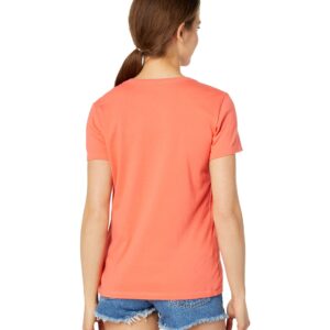 Life is Good Wild at Heart Short Sleeve Crush™ Tee Mango Orange MD (US 8-10)