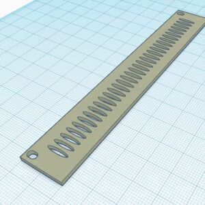 SSMS Eurorack 4HP Vent Panel Holes - Black