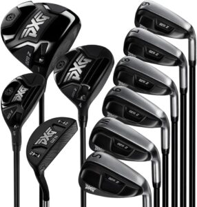 pxg 0211z golf clubs - 10 club complete golf club set with irons, driver, fairway, hybrid, and putter with graphite shafts