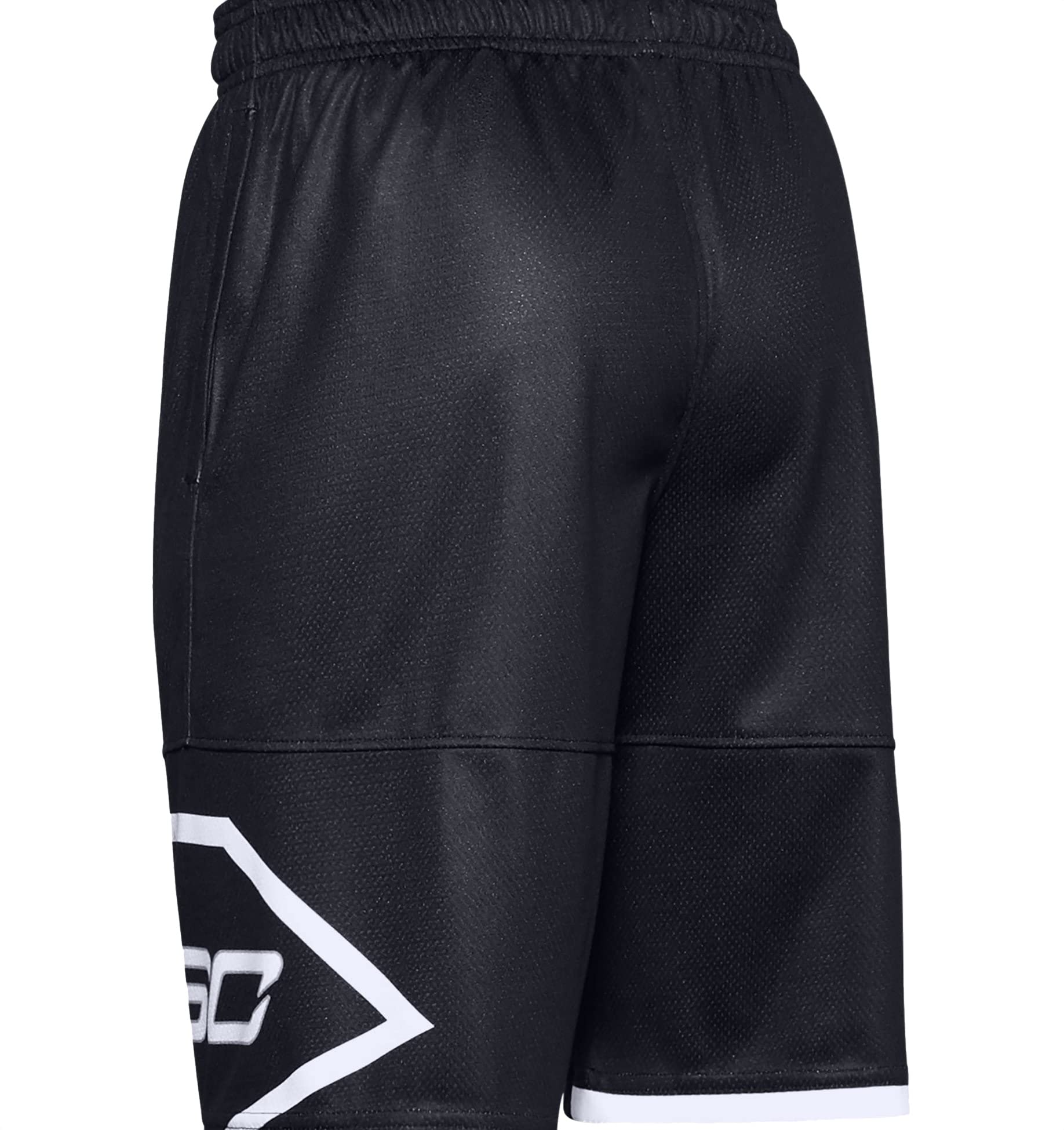 Under Armour Boys (8-20) SC30 Curry HeatGear Athletic Basketball Shorts (Black, Small)