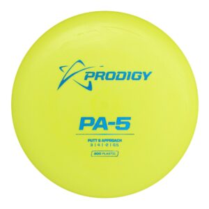 Prodigy Disc 300 PA-5 | Understable Disc Golf Putter | Great for Turnovers & Hyzer Flip Shots | 170-177g | Grippy 300 Plastic | Great Beginner Disc Golf Putter | Colors May Vary