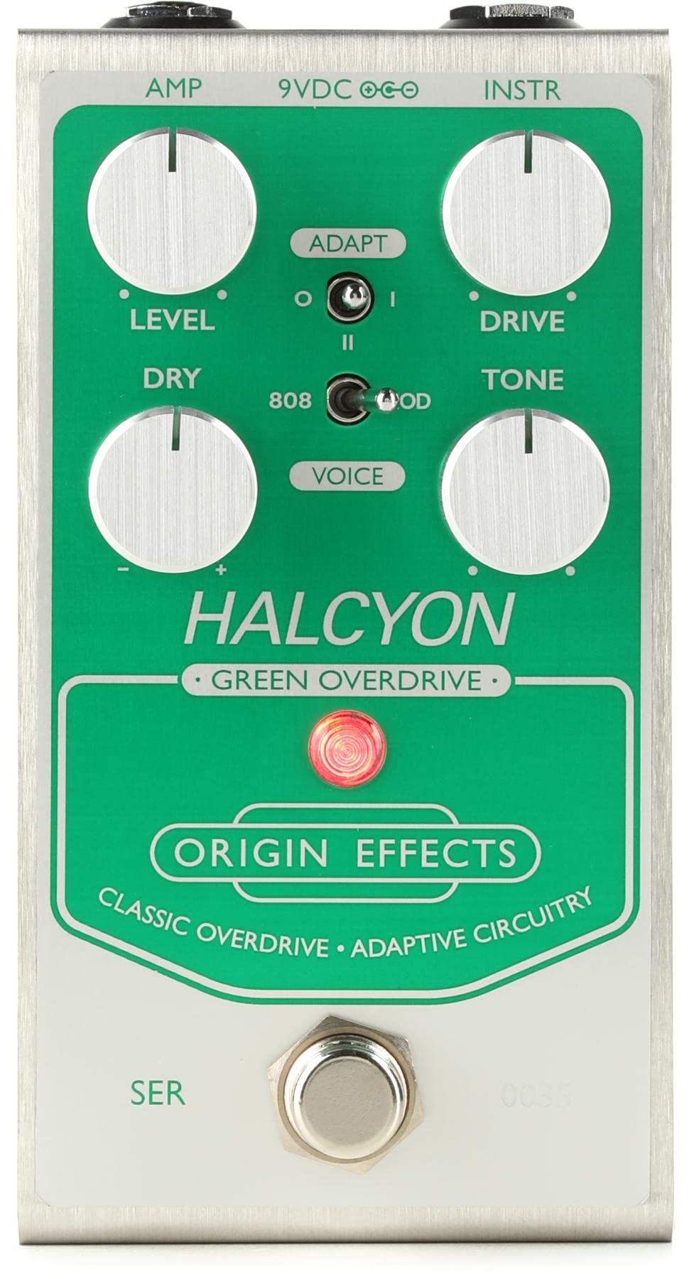 Origin Effects Halcyon Green Overdrive Pedal