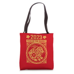 Chinese New Year 2023 Year of the Rabbit Tote Bag