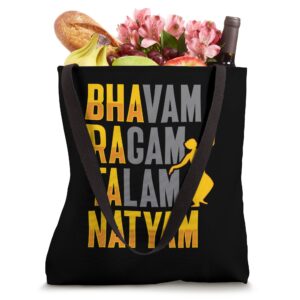 Bharatanatyam Design for a Bharatanatyam Dancer Tote Bag