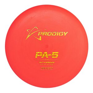 Prodigy Disc 300 PA-5 | Understable Disc Golf Putter | Great for Turnovers & Hyzer Flip Shots | 170-177g | Grippy 300 Plastic | Great Beginner Disc Golf Putter | Colors May Vary