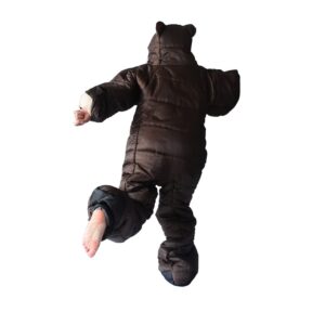 JOTOUCH Wearable Sleeping Bag 3 Season Bear-Shaped Sleeping Bag Camping Adults Full Body Sleep Pouch for Camping,Traveling, Hammocks, Hiking, Backpacking, Lounging(XL)