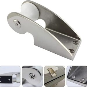 TANFEI Stainless Steel Anchor Chain Guide Wheel, Bow Anchor Roller for Yacht Docking Accessories