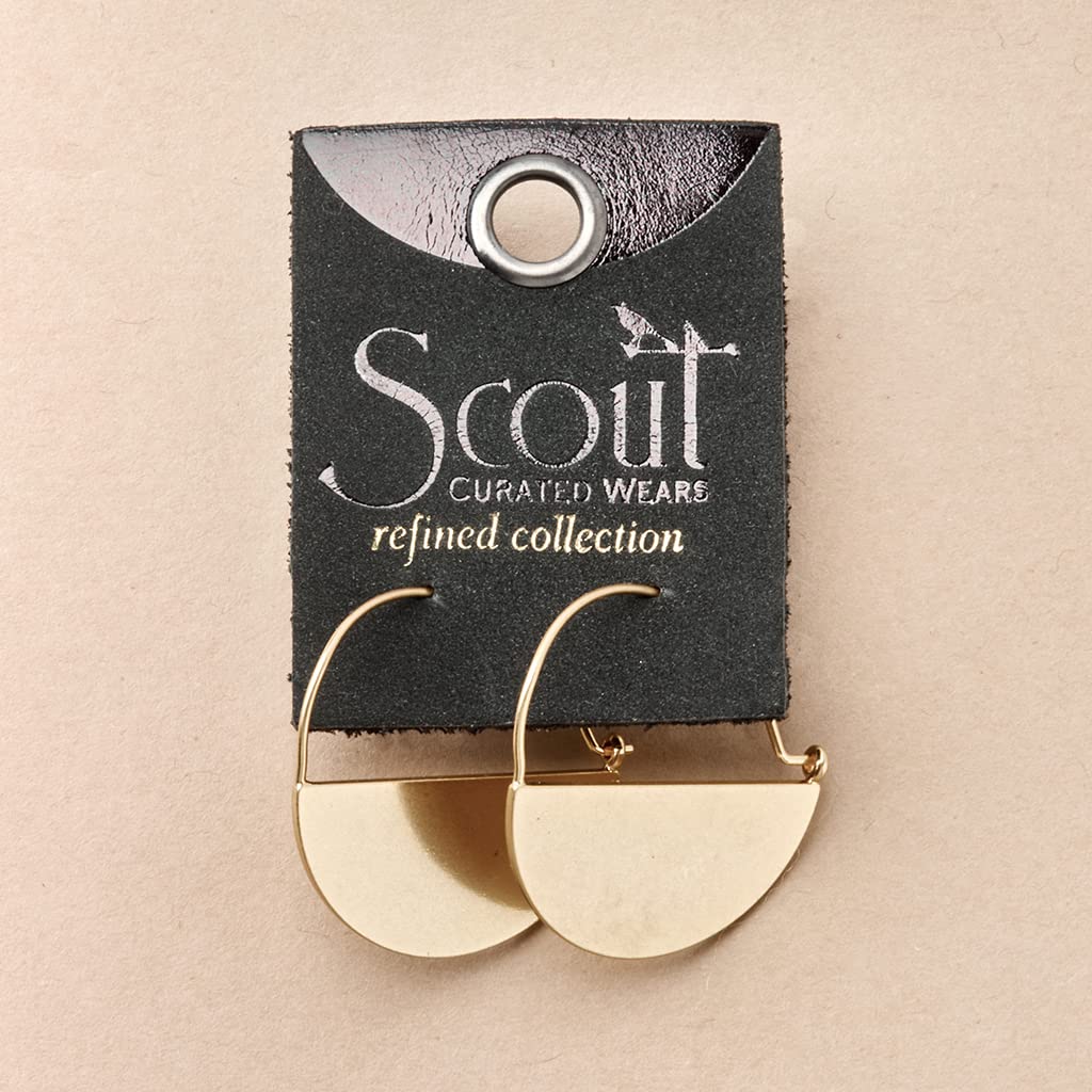 Scout Curated Wears - Refined Earring Collection - Lunar Hoop/Gold Vermeil