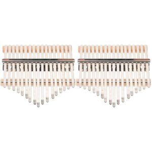 milisten 2 sets thumb piano accessories kalimba assembly thumb piano diy accessories 17 keys thumb piano kalimba diy accessories diy kits 17-tone diy thumb piano pick manual metal