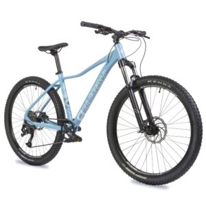 Eastern Bikes Ladies Alpaka Mountain Bike with 27.5" Wheel/Tire in 3 Frame Sizes for a (Medium - 17" Frame, Blue)